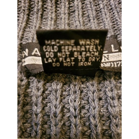 Napoliello Mens Gray Sweater XL Cardigan Cotton Blend Full Zip EUC - Picture 5 of 7